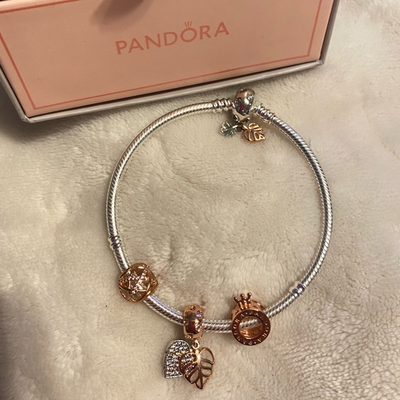 Pandora charm bracelet set brand new - Picture 2 of 2